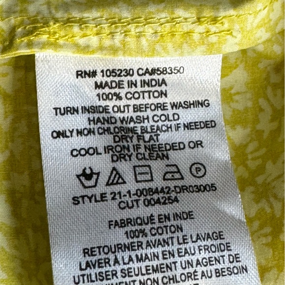 Joie Carlo Sleeveless Dress in Soft Citrus Sz L - Picture 14 of 14